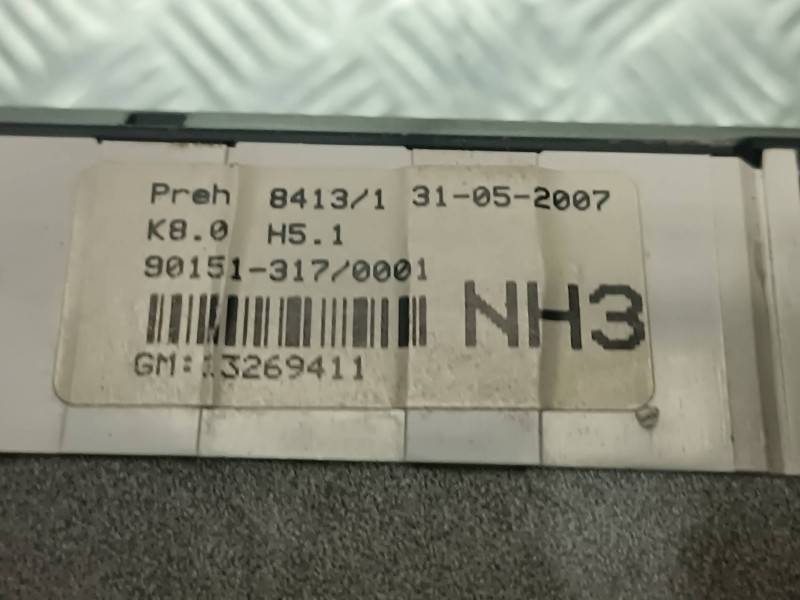 Recambio de mando calefaccion / aire acondicionado para opel zafira b enjoy referencia OEM IAM 13269411  