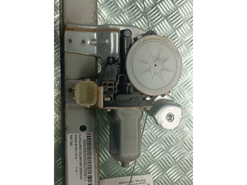 Recambio de elevalunas delantero derecho para nissan micra v (k14) referencia OEM IAM 2621005640 CONECTOR 6 PINES ELECTRICO