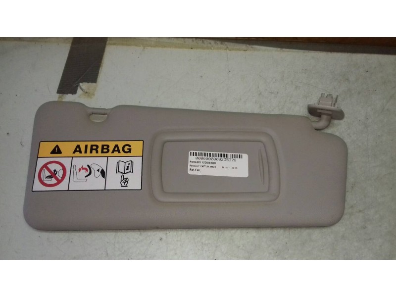 Recambio de parasol izquierdo para renault captur xmod referencia OEM IAM   