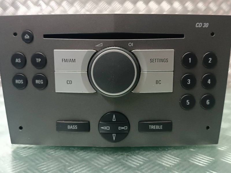 Recambio de sistema audio / radio cd para opel zafira a referencia OEM IAM 13190856 453116246 BLAUPUNKT