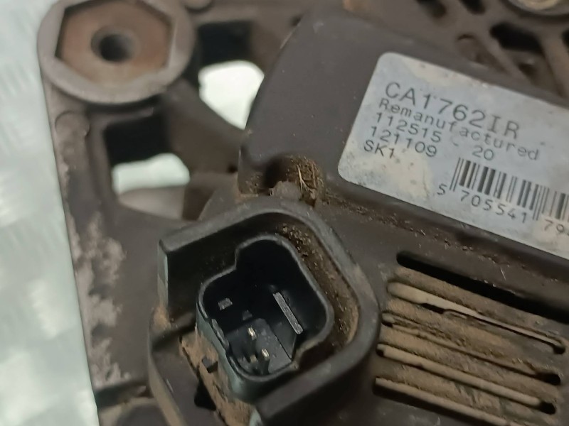 Recambio de alternador para renault scenic ii referencia OEM IAM CA1762IR 112515 CONECTOR 2 PINES