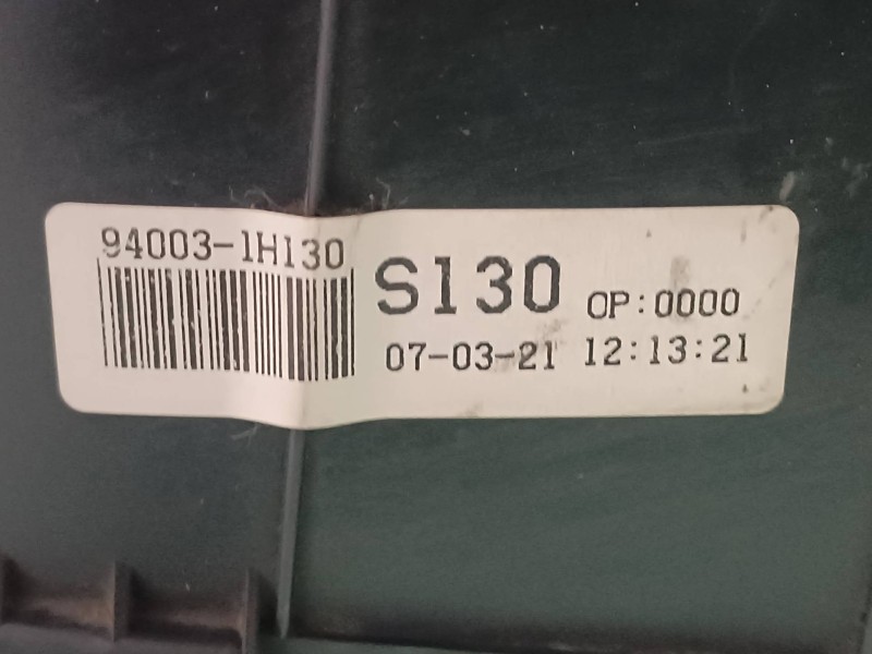 Recambio de cuadro instrumentos para kia cee´d referencia OEM IAM 940031H130  