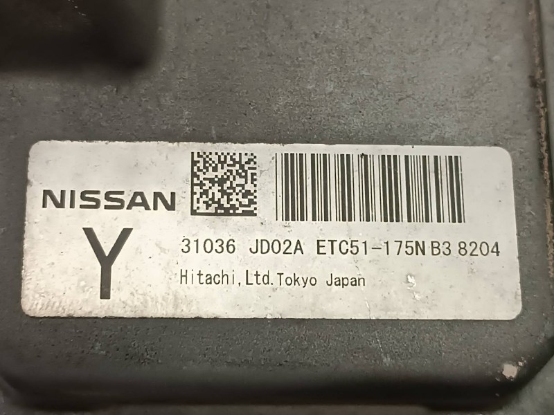 Recambio de centralita cambio automatico para nissan qashqai (j10) referencia OEM IAM 31036JD02A ETC51175N B38204