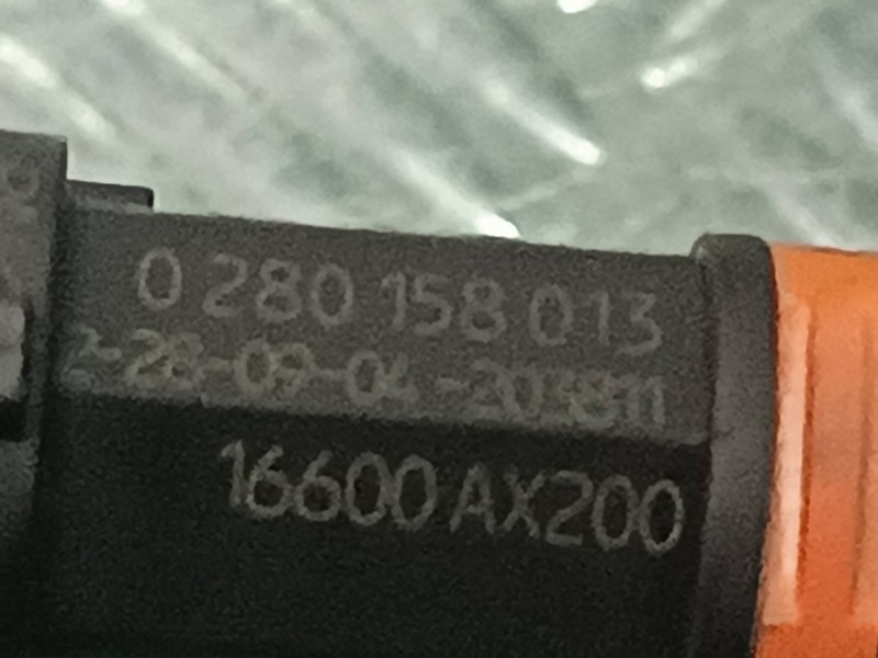 Recambio de rampa inyectora para nissan micra (k12e) acenta referencia OEM IAM 0280158013 16600AX200 