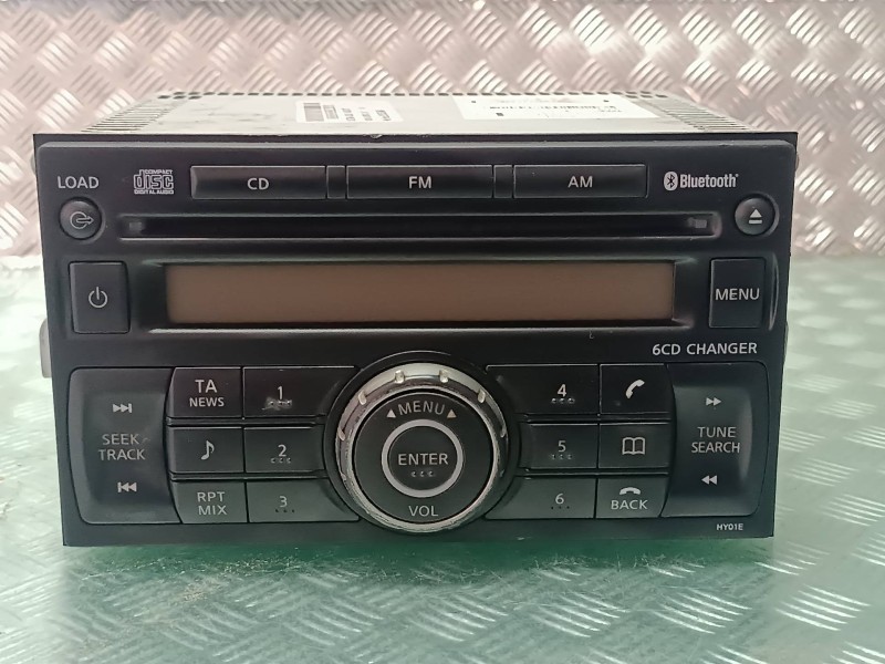 Recambio de sistema audio / radio cd para nissan qashqai (j10) referencia OEM IAM 28155JD40A PN2804FB 0109128