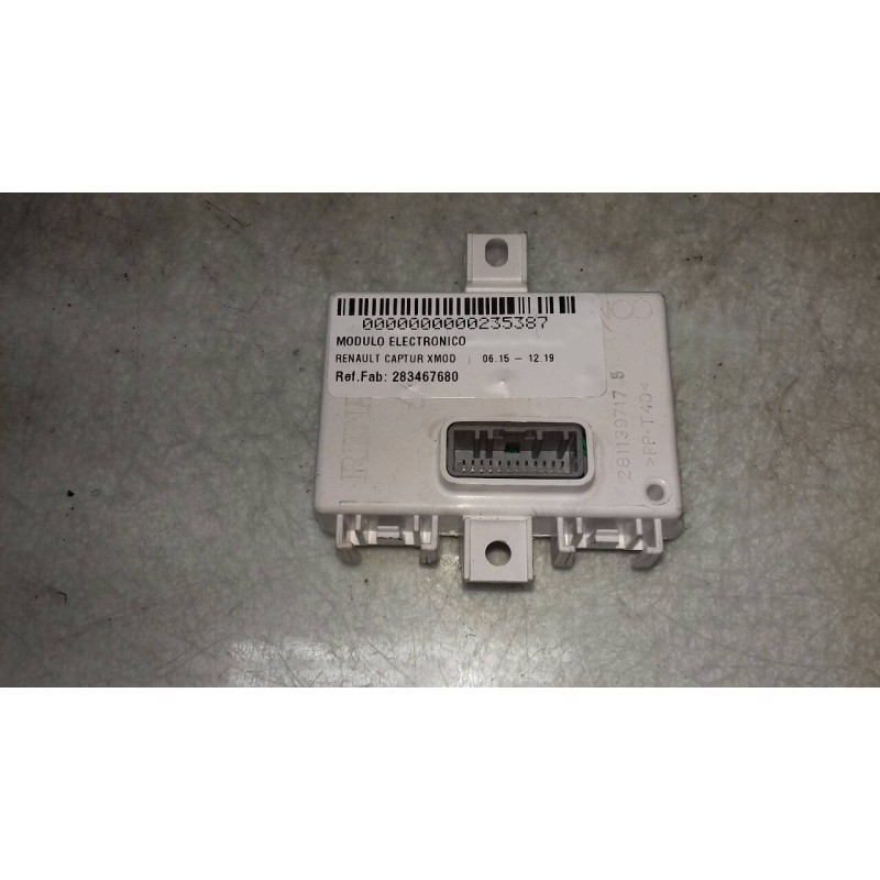 Recambio de modulo electronico para renault captur xmod referencia OEM IAM 283467680 281139717 