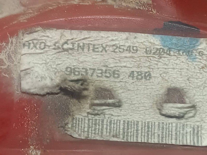 Recambio de piloto trasero izquierdo para citroen c5 break referencia OEM IAM 9637356480 25490204 4 PINES