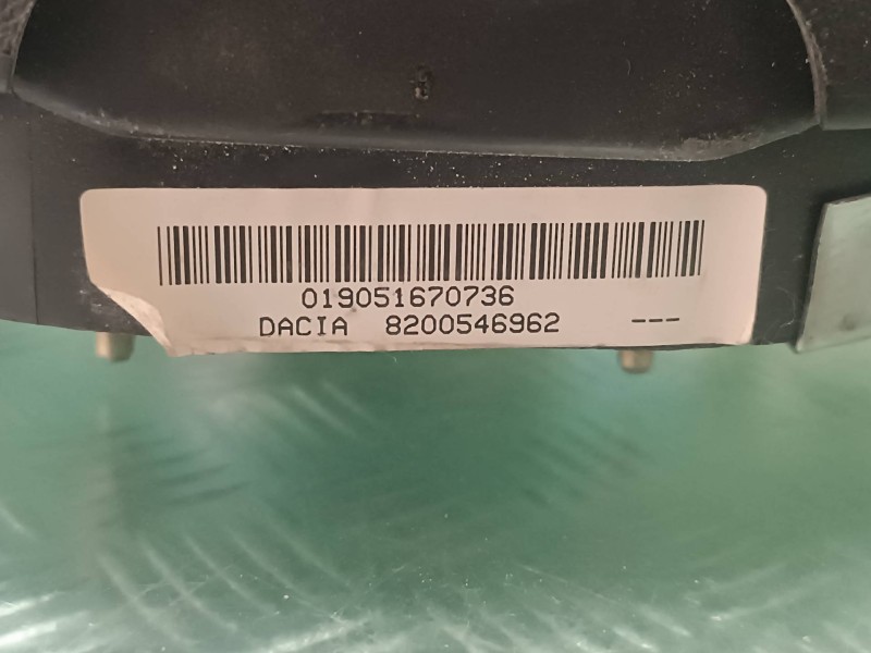 Recambio de airbag delantero izquierdo para dacia logan referencia OEM IAM 8200546962 01905167036 2 PINES