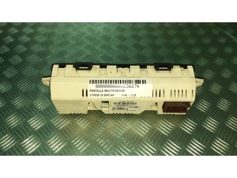 Recambio de pantalla multifuncion para citroen c5 berlina referencia OEM IAM 9663230980 1026623 12 PINES