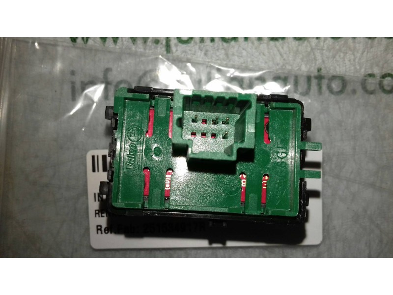 Recambio de interruptor para renault captur xmod referencia OEM IAM 251534917R 3 + 1 PINES DESCONEXION START/STOP