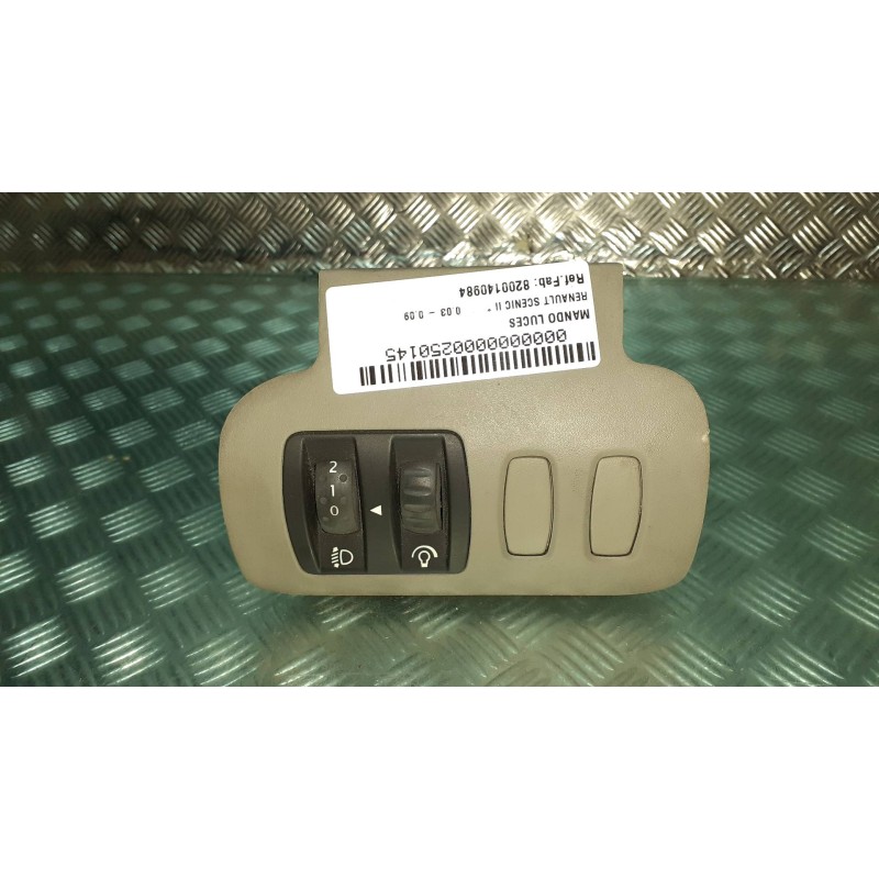 Recambio de mando luces para renault scenic ii referencia OEM IAM 8200140984  5 PINES