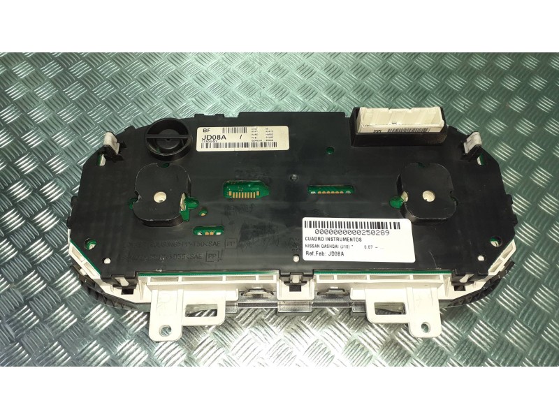Recambio de cuadro instrumentos para nissan qashqai (j10) referencia OEM IAM JD08A 17A5GSY 