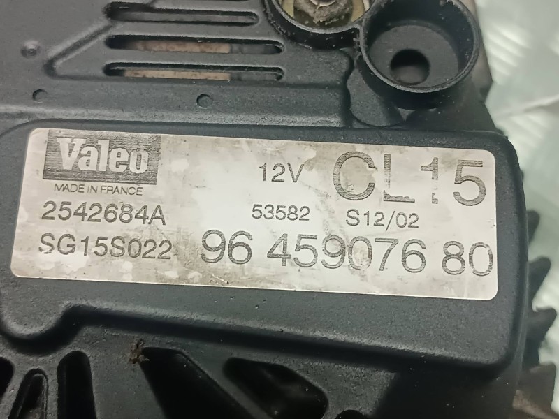Recambio de alternador para citroen c5 berlina referencia OEM IAM 9645907680 2542684A VALEO