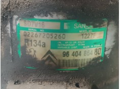 Recambio de compresor aire acondicionado para citroen xsara picasso referencia OEM IAM 9640486480 02267205260 SANDEN 2
