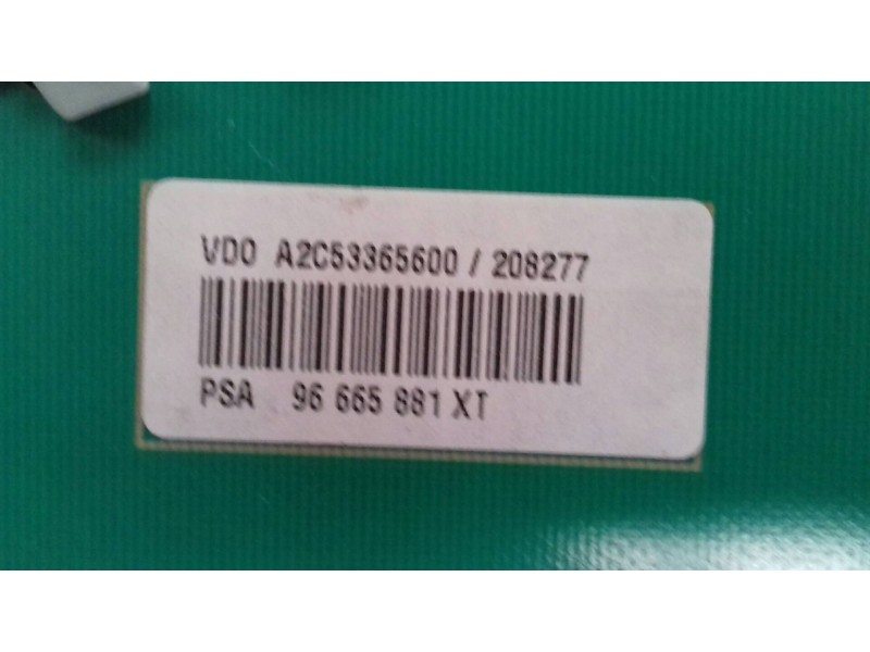 Recambio de cuadro instrumentos para citroen c3 tonic referencia OEM IAM A2C53365600 96665881XT A2C53385740