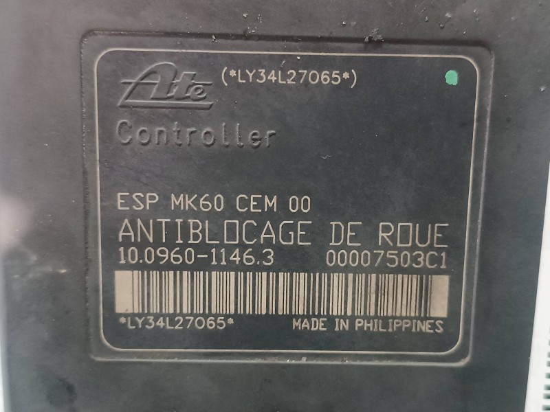 Recambio de abs para citroen c5 break referencia OEM IAM 9656419780 LY34L27065 06540827433844
