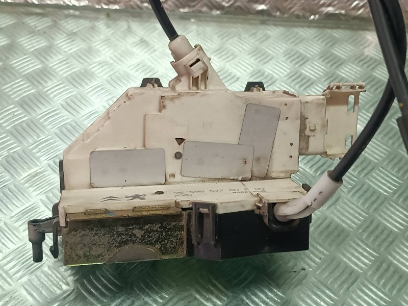 Recambio de cerradura puerta delantera derecha para peugeot 407 referencia OEM IAM 9659853780F CONECTOR 6 PINES ELECTRICA