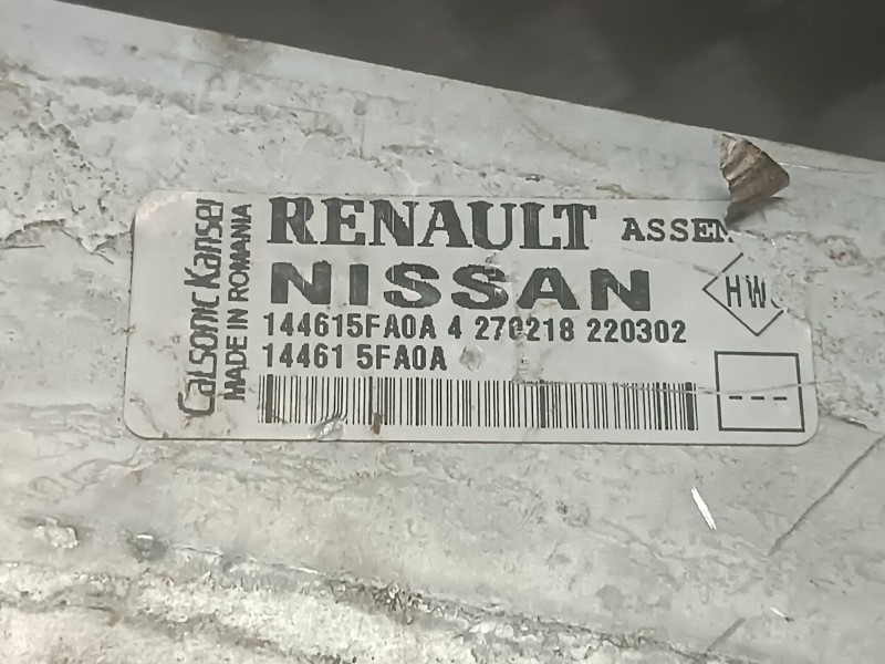 Recambio de intercooler para nissan micra v (k14) referencia OEM IAM 144615FA0A 220302 CALSONIC KANSEL