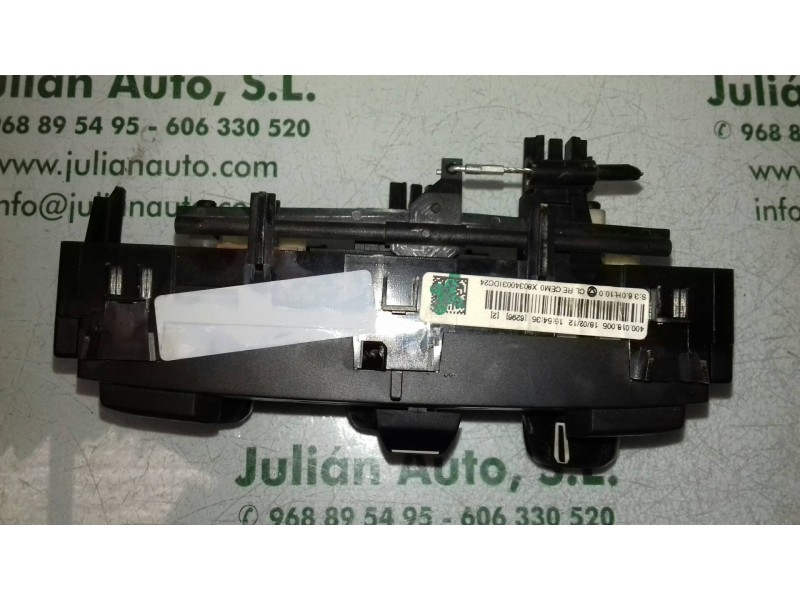 Recambio de mando calefaccion / aire acondicionado para citroen c3 tonic referencia OEM IAM 400018005 X80340031DC24 