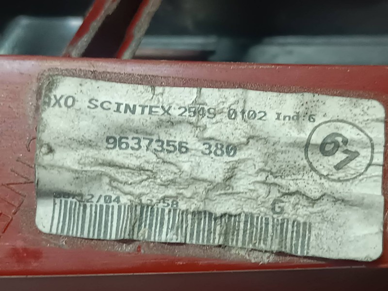 Recambio de piloto trasero izquierdo para citroen c5 break referencia OEM IAM 9637356380 25450102 3 PINES