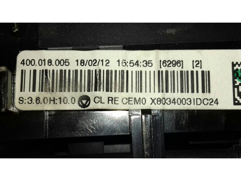 Recambio de mando calefaccion / aire acondicionado para citroen c3 tonic referencia OEM IAM 400018005 X80340031DC24 