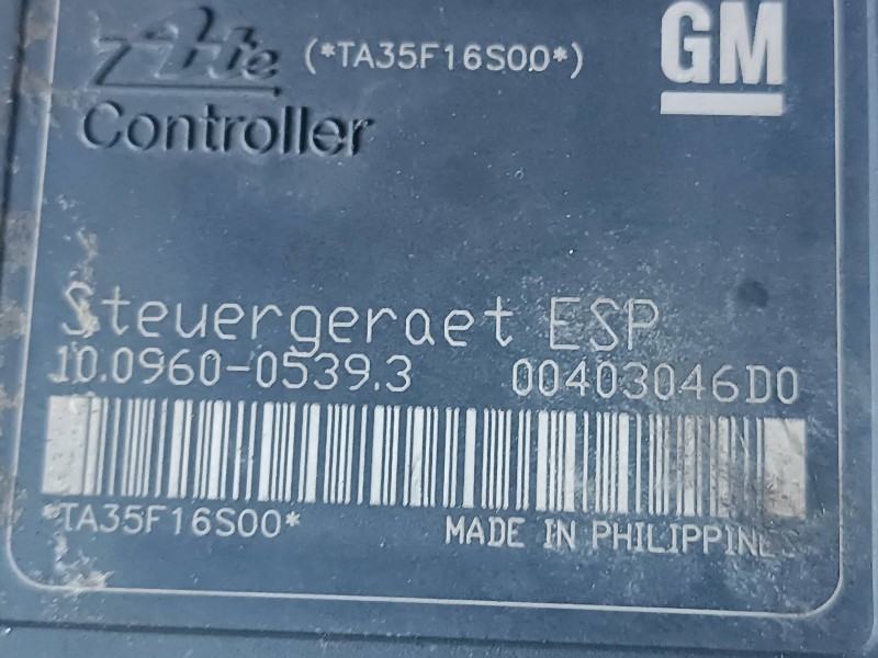 Recambio de abs para opel zafira a referencia OEM IAM 13213610 100206020 GM