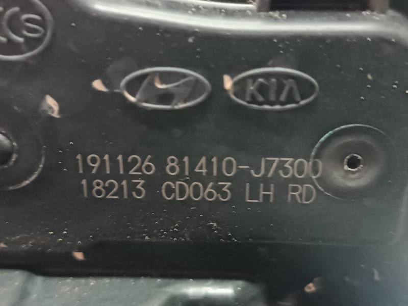 Recambio de cerradura puerta trasera izquierda para kia xceed referencia OEM IAM 81410J7300 CONECTOR 5 PINES ELECTRICA