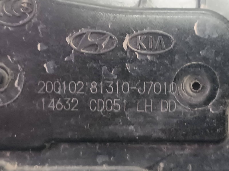 Recambio de cerradura puerta delantera izquierda para kia xceed referencia OEM IAM 81310J7010 CONECTOR 5 PINES ELECTRICA