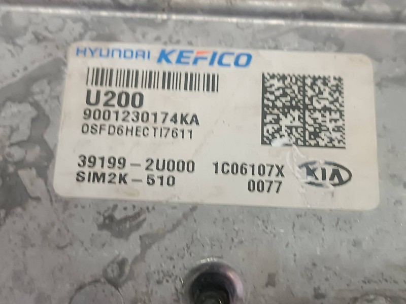 Recambio de centralita motor uce para kia xceed referencia OEM IAM 391992U000 9001230174KA 391982U201