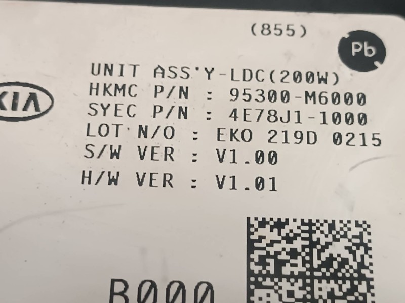 Recambio de modulo electronico para kia xceed referencia OEM IAM 95300M6000 B000 