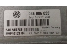 Recambio de centralita motor uce para volkswagen polo (9n1) conceptline referencia OEM IAM 03E906033 5WP4016304 SIEMENS 2