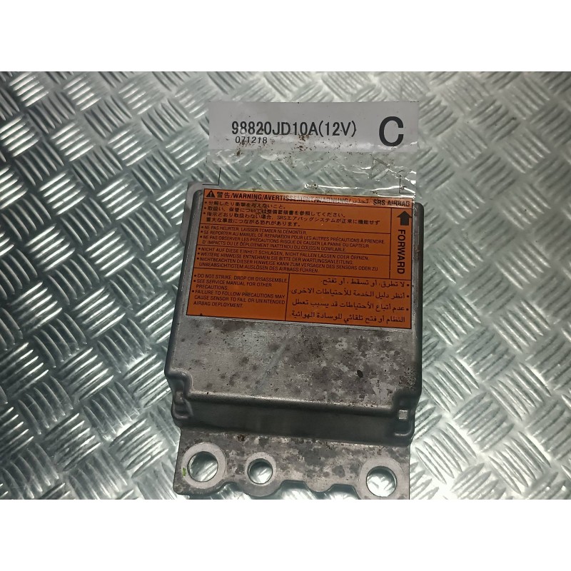 Recambio de centralita airbag para nissan qashqai (j10) referencia OEM IAM 98820JD10A  