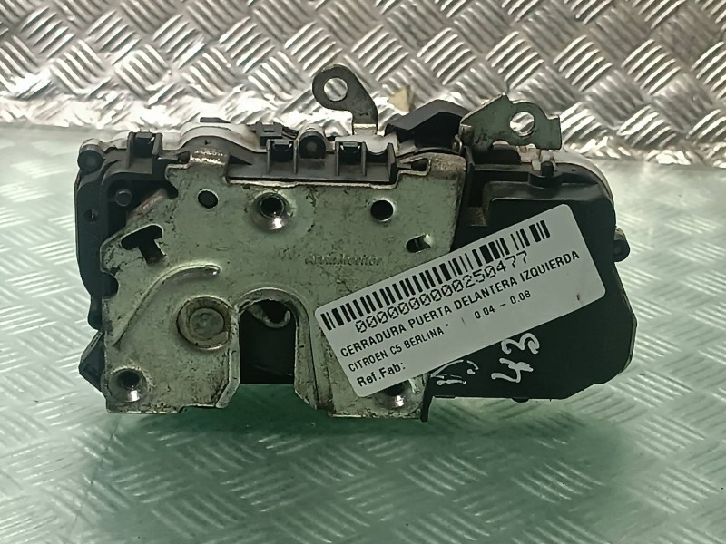 Recambio de cerradura puerta delantera izquierda para citroen c5 berlina referencia OEM IAM  CONECTOR 6 PINES ELECTRICA