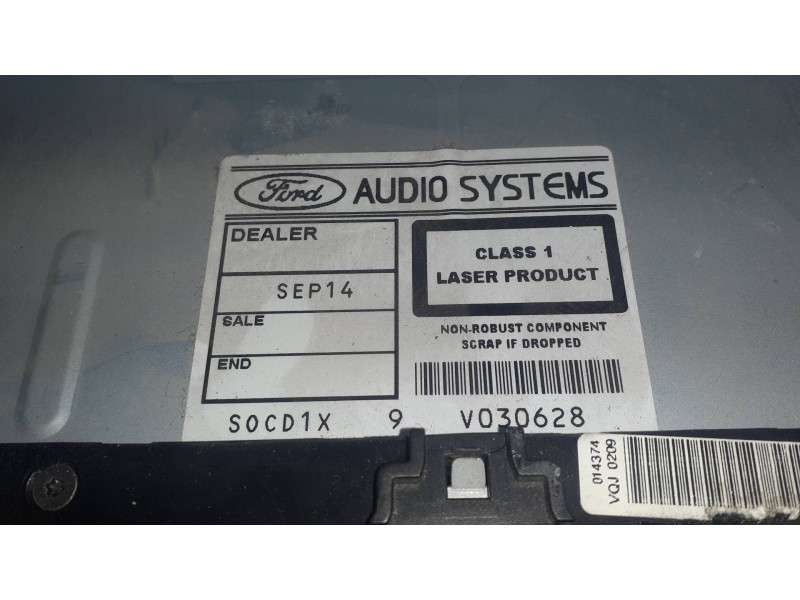 Recambio de sistema audio / radio cd para ford focus lim. (cb4) referencia OEM IAM VP6M2F18C821AG 7M5T18C939EE 