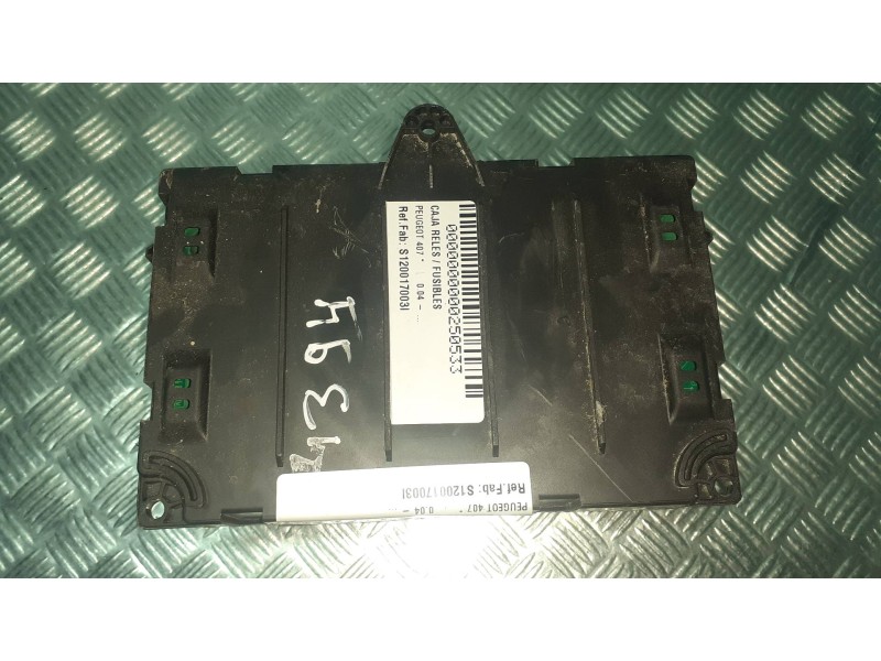 Recambio de caja reles / fusibles para peugeot 407 referencia OEM IAM S120017003I  BSC A02 00