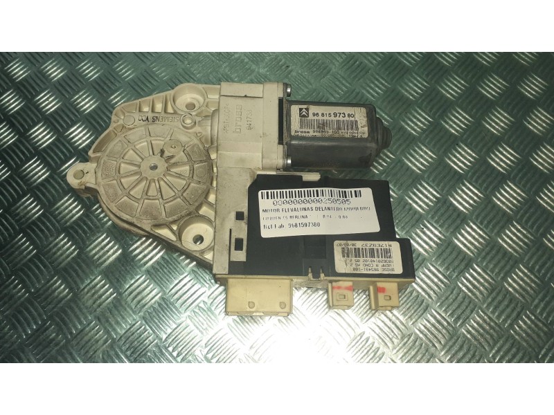Recambio de motor elevalunas delantero izquierdo para citroen c5 berlina referencia OEM IAM 9681597380 997833102 BROSE