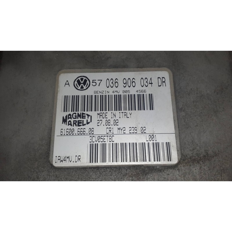 Recambio de centralita motor uce para volkswagen golf iv berlina (1j1) referencia OEM IAM 036906034DR 3CV05ET8C MAGNETI MARELLI