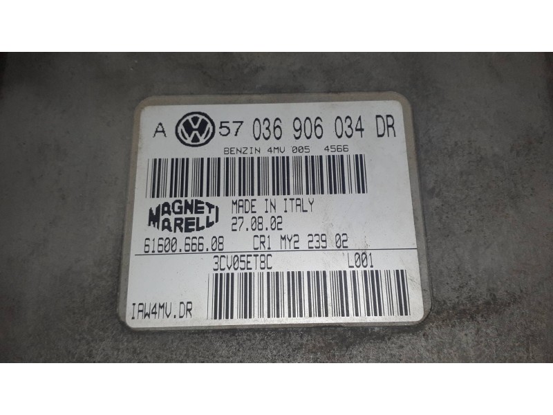 Recambio de centralita motor uce para volkswagen golf iv berlina (1j1) referencia OEM IAM 036906034DR 3CV05ET8C MAGNETI MARELLI