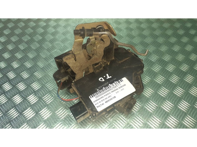 Recambio de cerradura puerta trasera derecha para audi a6 berlina (4b2) referencia OEM IAM 4B0839016B  ELECTRICA