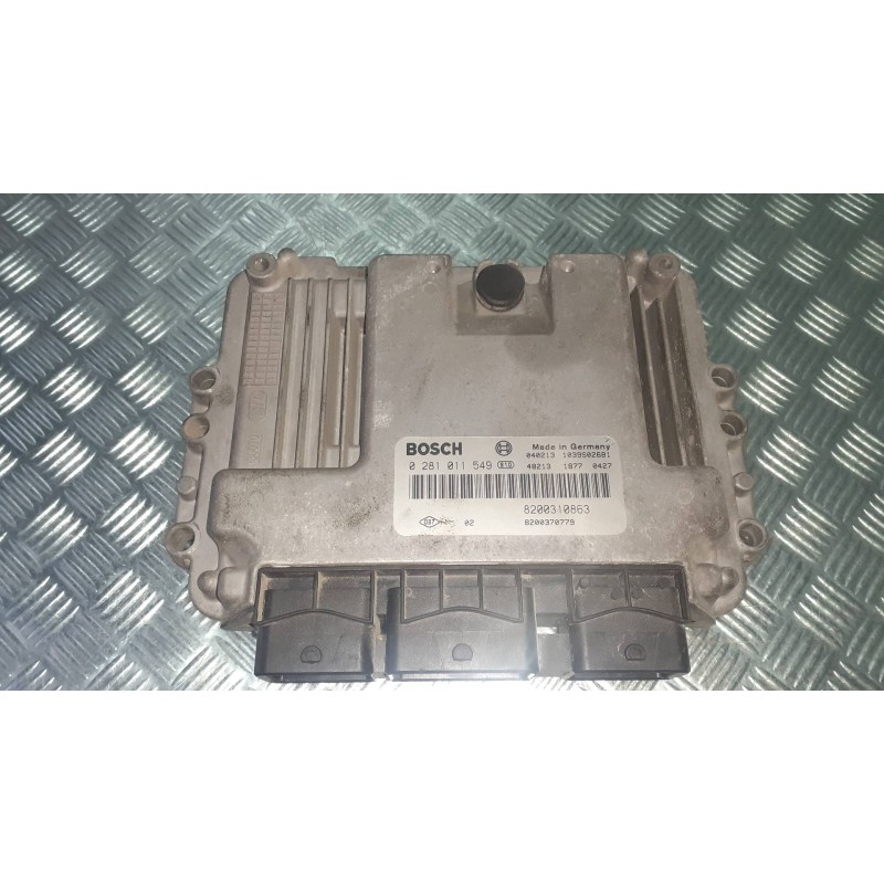 Recambio de centralita motor uce para renault megane ii classic berlina referencia OEM IAM 0281011549 8200310863 BOSCH