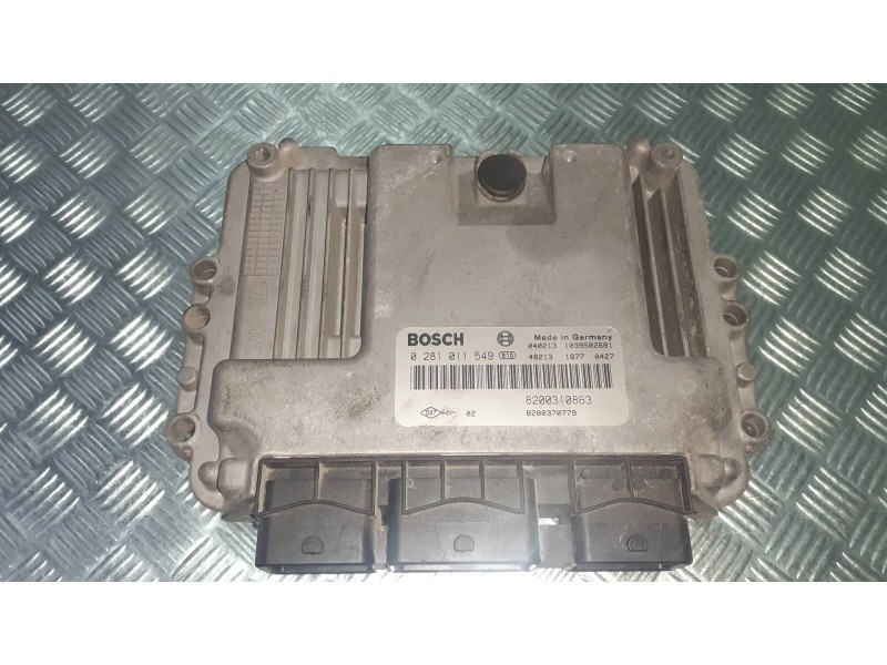 Recambio de centralita motor uce para renault megane ii classic berlina referencia OEM IAM 0281011549 8200310863 BOSCH