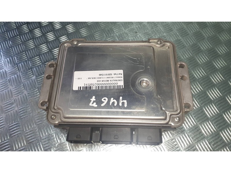 Recambio de centralita motor uce para renault megane ii classic berlina referencia OEM IAM 0281011549 8200310863 BOSCH