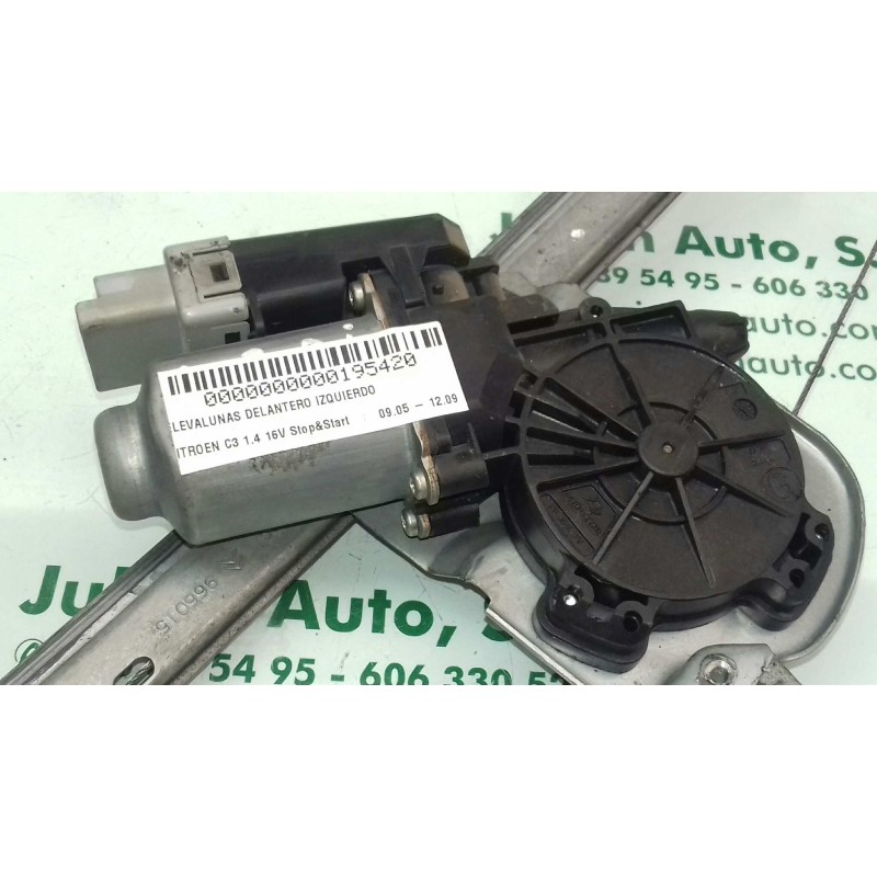 Recambio de elevalunas delantero izquierdo para citroen c3 1.4 16v stop&start referencia OEM IAM 966015  ELECTRICO