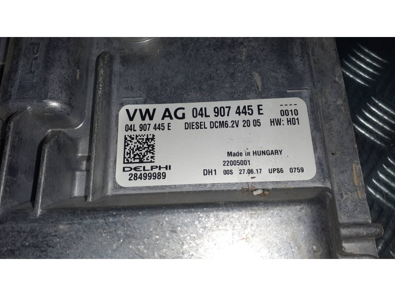 Recambio de centralita motor uce para volkswagen golf vii lim. referencia OEM IAM 04L907445E  