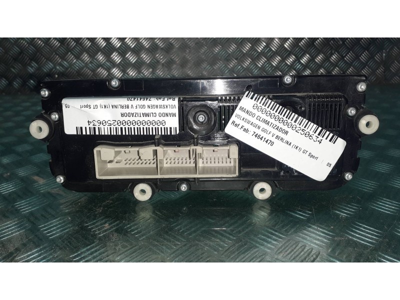 Recambio de mando climatizador para volkswagen golf v berlina (1k1) gt sport referencia OEM IAM 74641470  