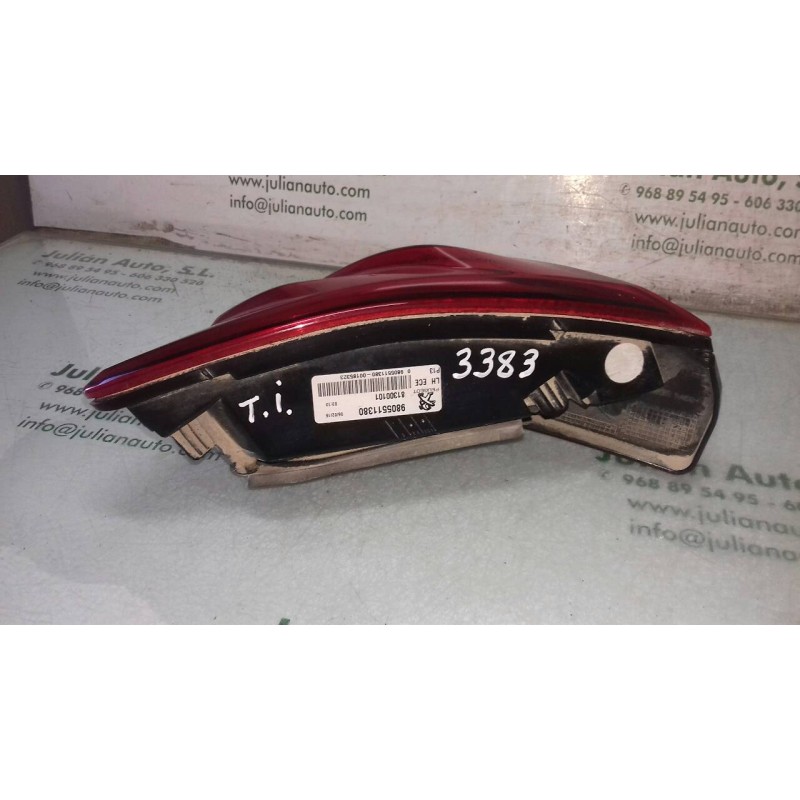Recambio de piloto trasero izquierdo interior para peugeot 3008 confort referencia OEM IAM 9805511380 81300101 PORTON