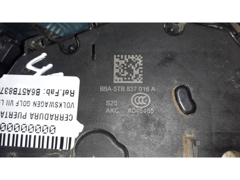Recambio de cerradura puerta delantera derecha para volkswagen golf vii lim. referencia OEM IAM B6A5TB837016A RH45340180 