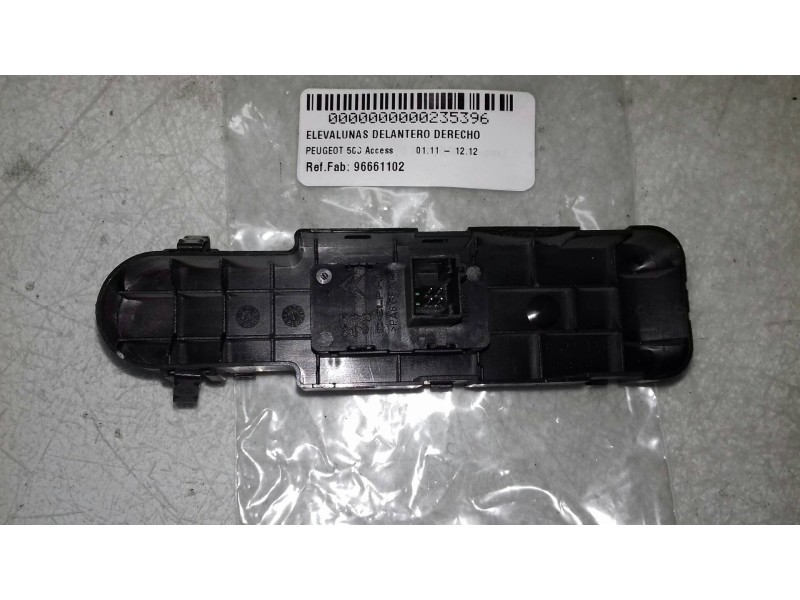 Recambio de mando elevalunas delantero derecho para peugeot 508 access referencia OEM IAM 96661102 53269815 