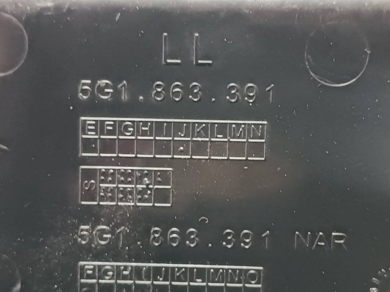 Recambio de guantera para volkswagen golf vii lim. referencia OEM IAM 5G1863391  