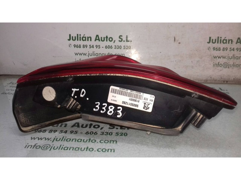 Recambio de piloto trasero derecho interior para peugeot 3008 confort referencia OEM IAM 9805511280 81300201 PORTON